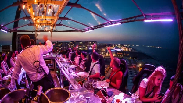 تصویری از رزرو رستوران در آسمان دینر این د اسکای دبی