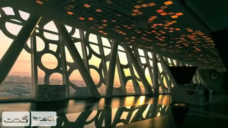 چشم اندازی زیبا از دبی در برج قاب دبی|بلیط برج قاب دبی