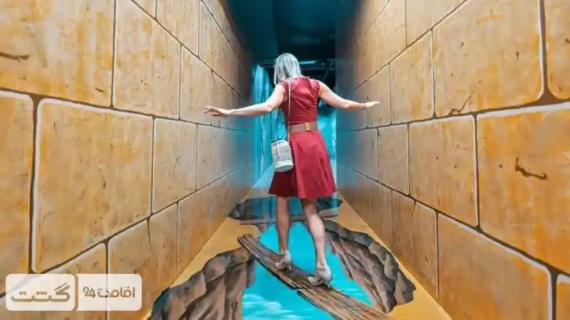 عکاسی با نقاشی های سه بعدی خلاقانه و هیجان انگیز در موزه ایلوژن دبی