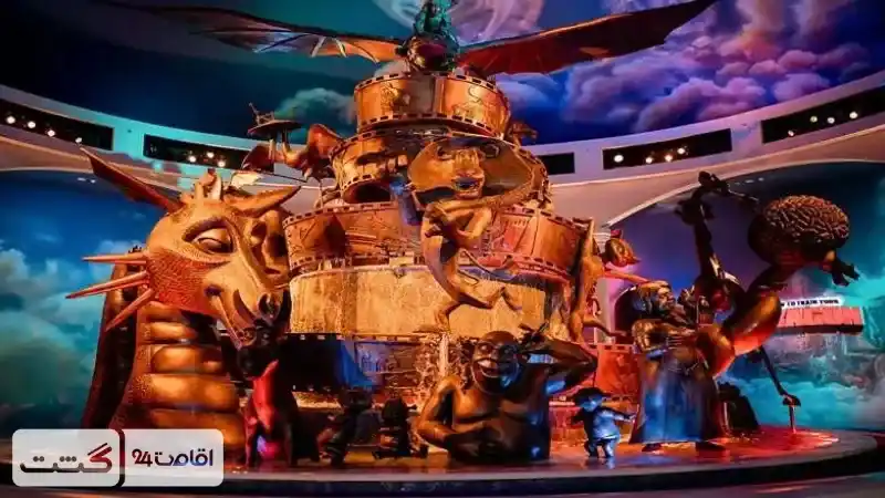 نمایی از شهر بازی موشن گیت دبی