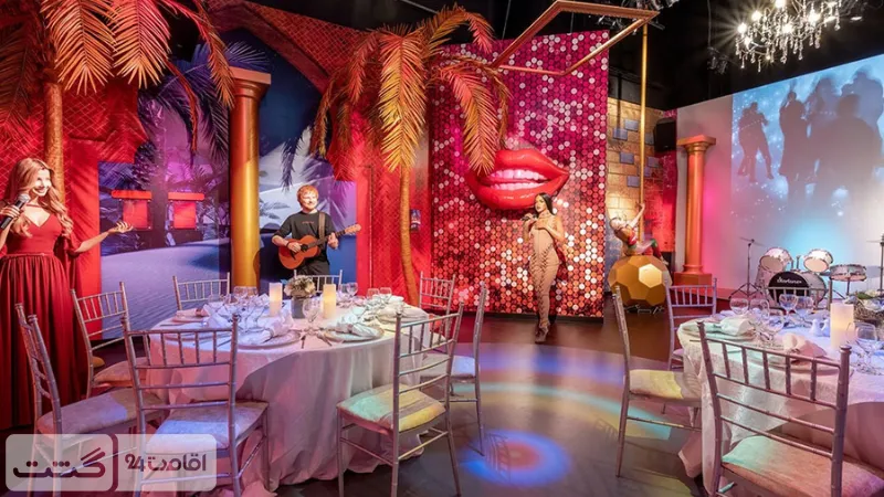 نمایی از کافه رستوران موزه مادام توسو دبی