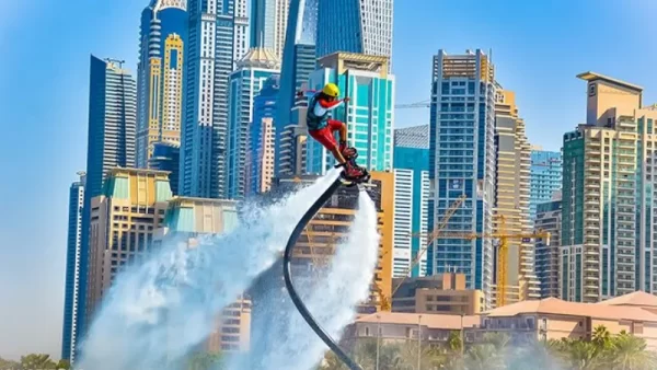 تصویری از بلیط فلای بورد دبی