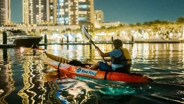 تصویری از بلیط کایاک سواری دبی