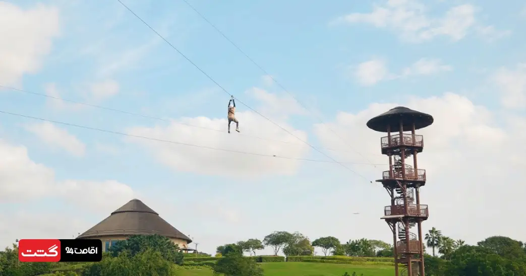 بلیط سافاری پارک دبی (باغ وحش دبی) 10 دره ماجراجویی در پارک سافاری دبی | خرید بلیط سافاری پارک دبی