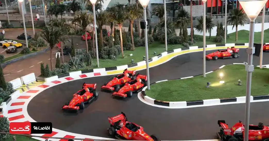 بلیط شهربازی فراری ابوظبی 1 ferrari world karting 11zon