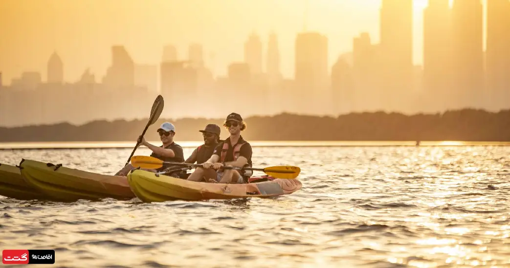 بلیط کایاک سواری دبی 1 کایاک سواری در دبی | خرید بلیط کایاک دبی