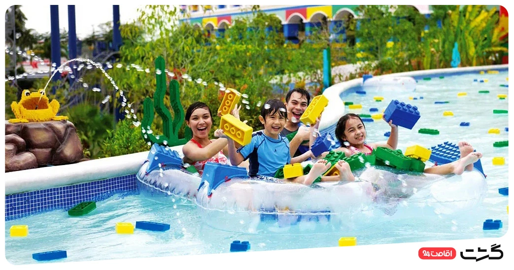 بلیط لگولند دبی 31 بخش Build-A-Raft River لگولند دبی