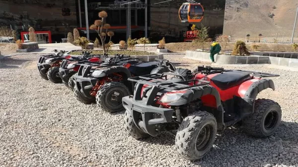 تصویری از بلیط موتور ATV کیش