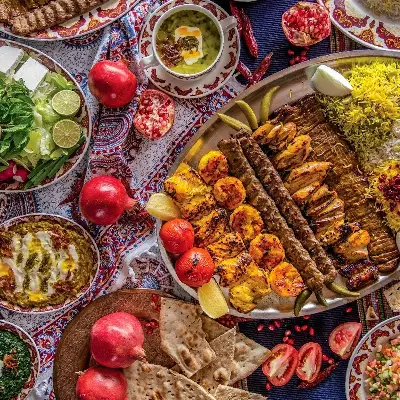 تصویری از رستوران ایرانی در منطقه شیخ زاید دبی