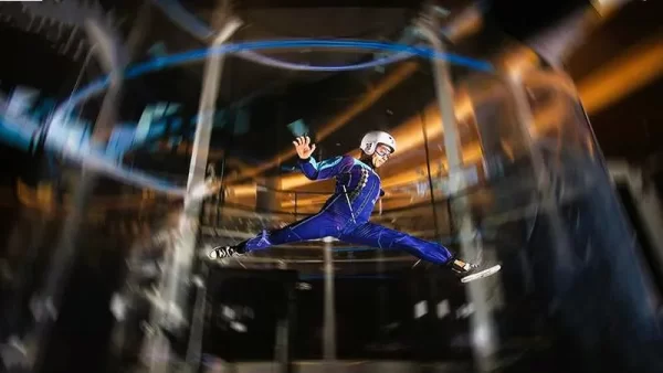 تصویری از تونل باد کیش