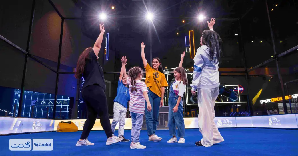 دنیای رئال مادرید دبی 4 فضای داخلی دنیای رئال مادرید دبی