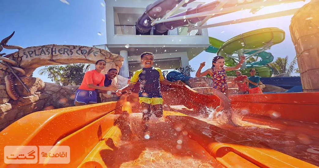پکیج تفریحات پاییزه امارات 11 بخش خور اسپلشرز|پارک آبی آتلانتیس