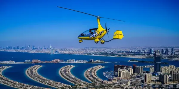 تصویری از جایرو کوپتر دبی