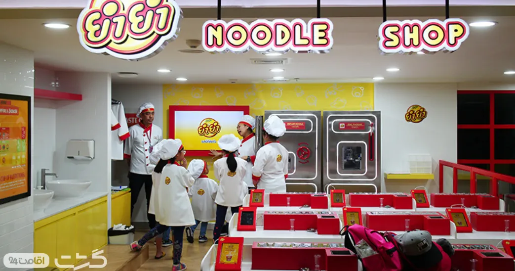 شهربازی کیدزانیا دبی مال 1 نمایی از آموزش آَشپزی به کودکان در بخش آموزشی شهربازی کیدزانیا دبی | شهربازی کیدزانیا دبی مال