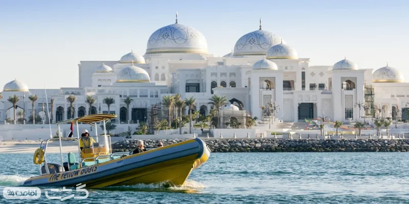 مناظر زیبا شهری در تور قایق زرد ابوظبی